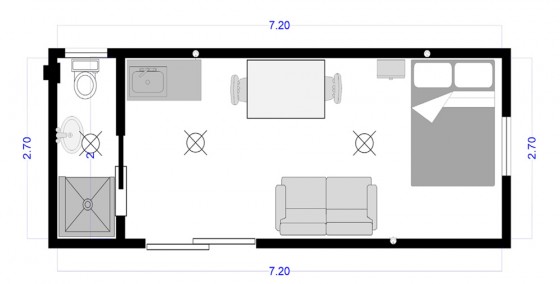 The Energiser 7.2 x 2.7m