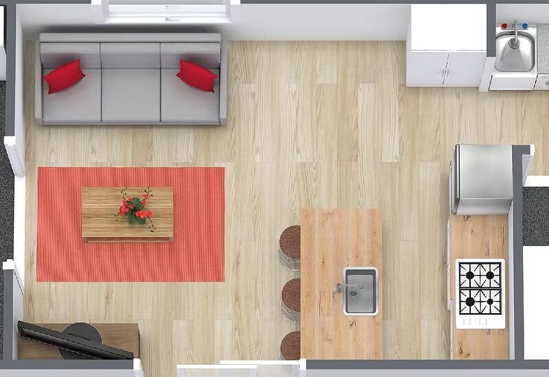 12 x 4 - Two Bedroom