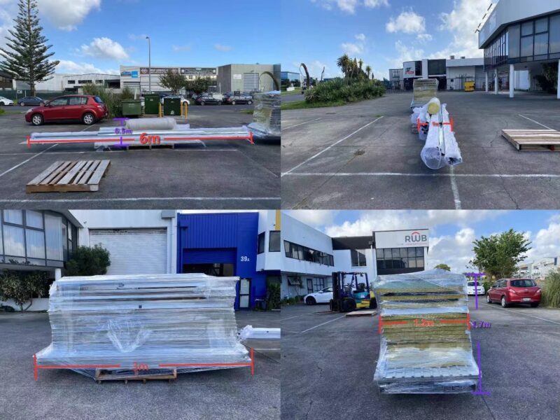 LARGE CABIN 6 x 4 m Glass Wall III