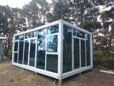 LARGE CABIN 6 x 4 m Glass Wall XIII