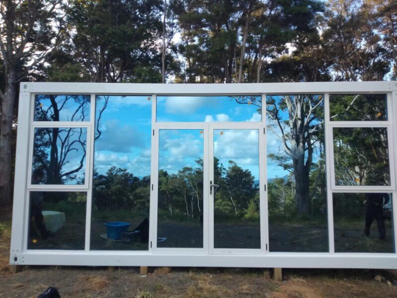 LARGE CABIN 6 x 4 m Glass Wall XIII