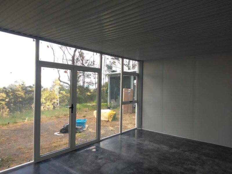 LARGE CABIN 6 x 4 m Glass Wall XIII