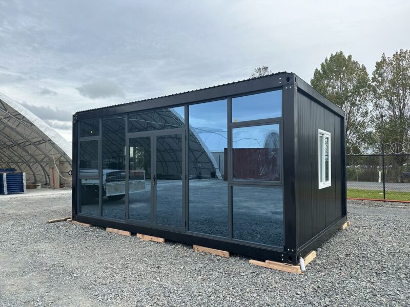 LARGE CABIN 6 x 4 m Glass Wall XII