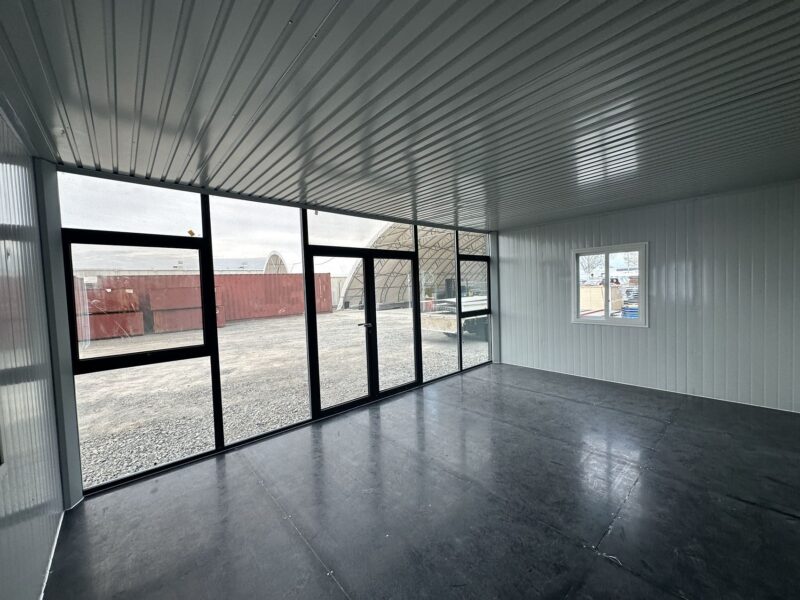 LARGE CABIN 6 x 4 m Glass Wall XII