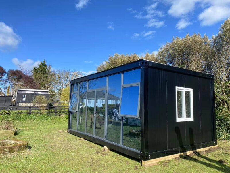 LARGE CABIN 6 x 4 m Glass Wall XI