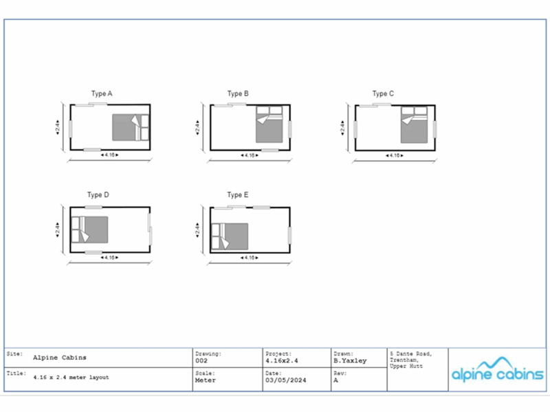 Assembled Only 4.16×2.4-m Portable Cabin
