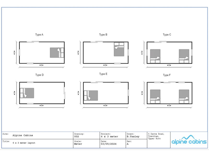 Assembled Only 6×3-m Portable Cabin