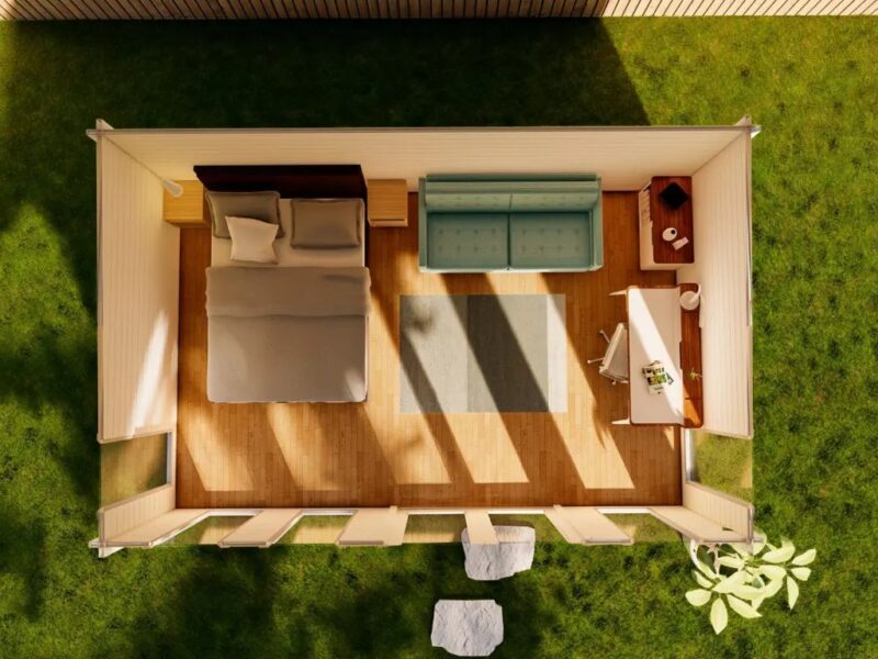 Alpine Cabin Kitset (Untreated Timber)