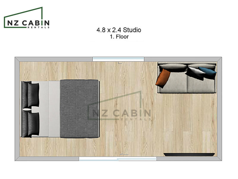 The Studio – Open Plan / 4.8X2.4m