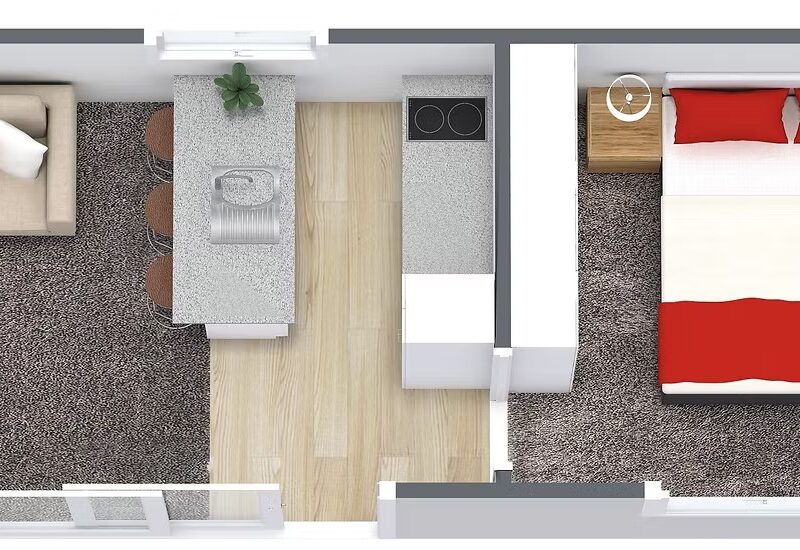 10.8 x 3 - One Bedroom