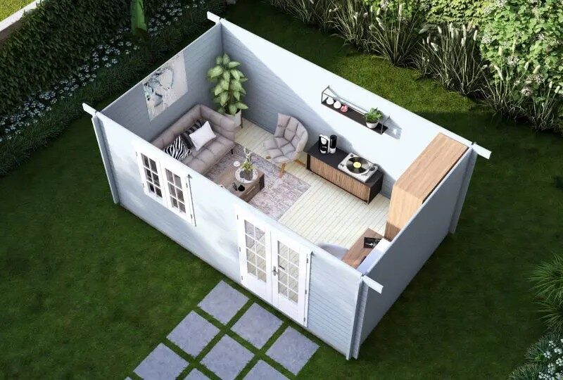 Woodland Cabin Kitset (Treated Timber)