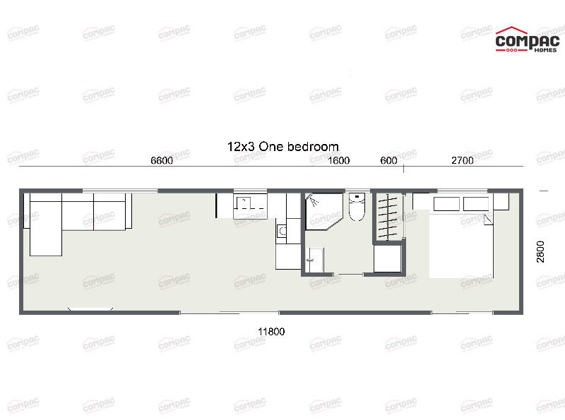 Arapuni Range 12x3 - 1 Bedroom
