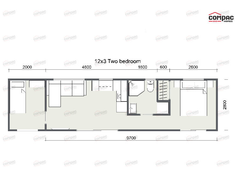 Arapuni Range 12x3 - 2 Bedroom