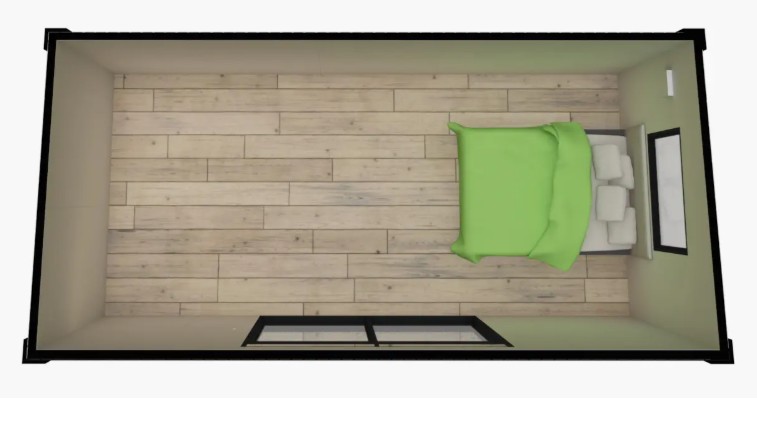 6.2m x 3.1 Open Plan Pod